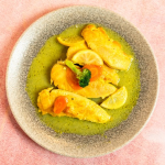 Fileto pule me salcë limoni